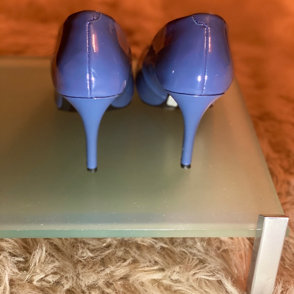 Nine West Blue Patent Leather Pump - Picture 5 of 9